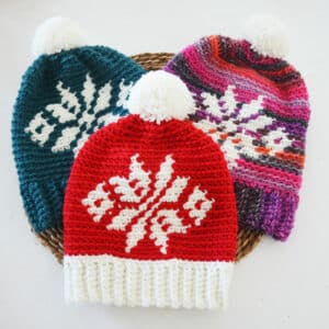 Gorro Estrella Fair Isle Crochet