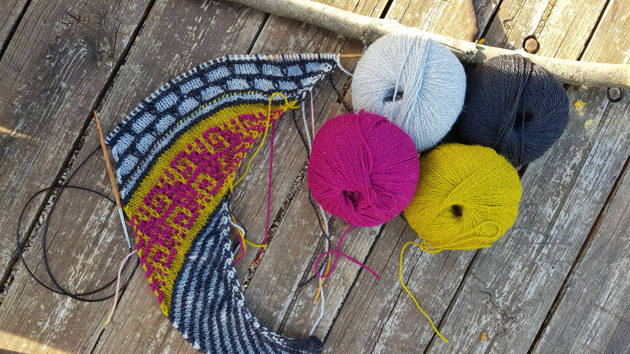 cómo tejer mosaic knitting