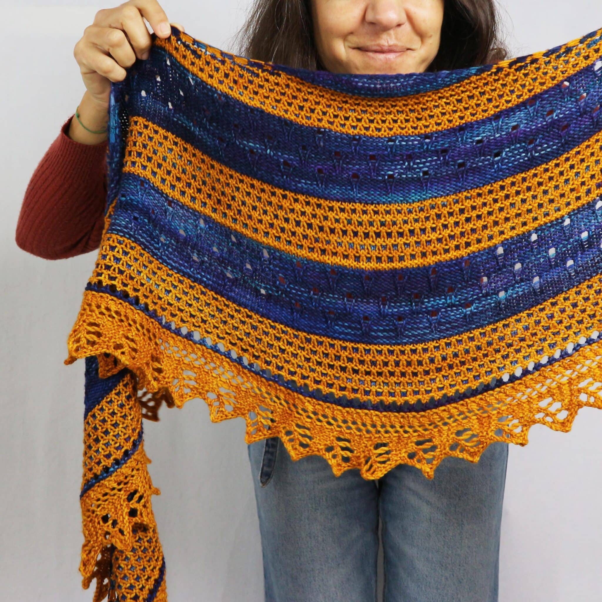 Earth Shawl knitting pattern