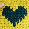 Patrón Crochet Cesto Corazón de Trapillo // Crochet Pattern Heart