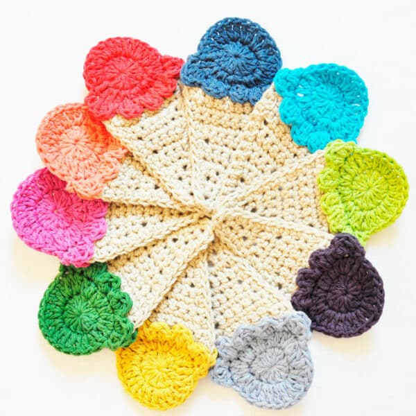 Patrón Crochet Banderola de Heladitos por Cecilia Losada de mammadiypatterns
