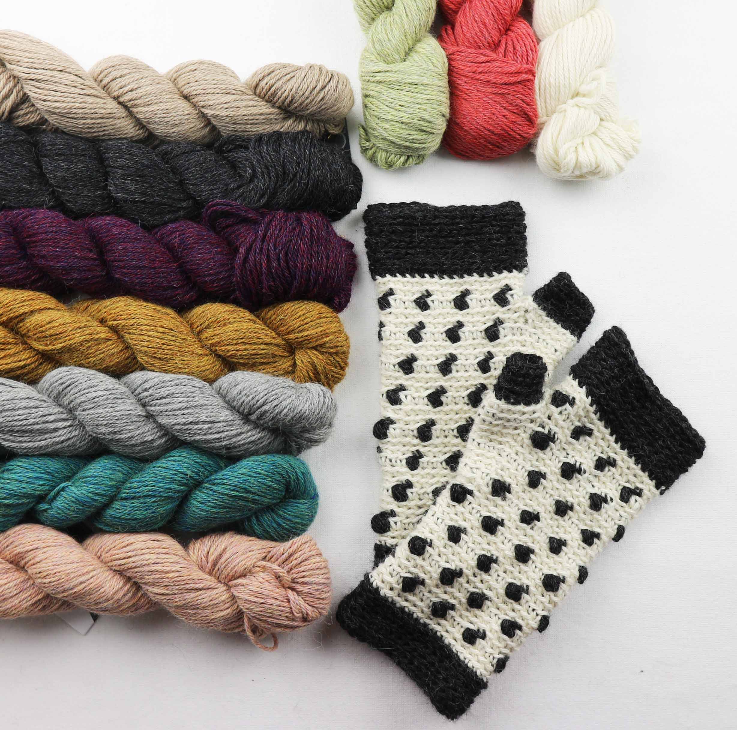 Patrón Crochet Mitones sin dedo Straciatella // Crochet Pattern Straciatella Fingerless Mittens de Crochet y