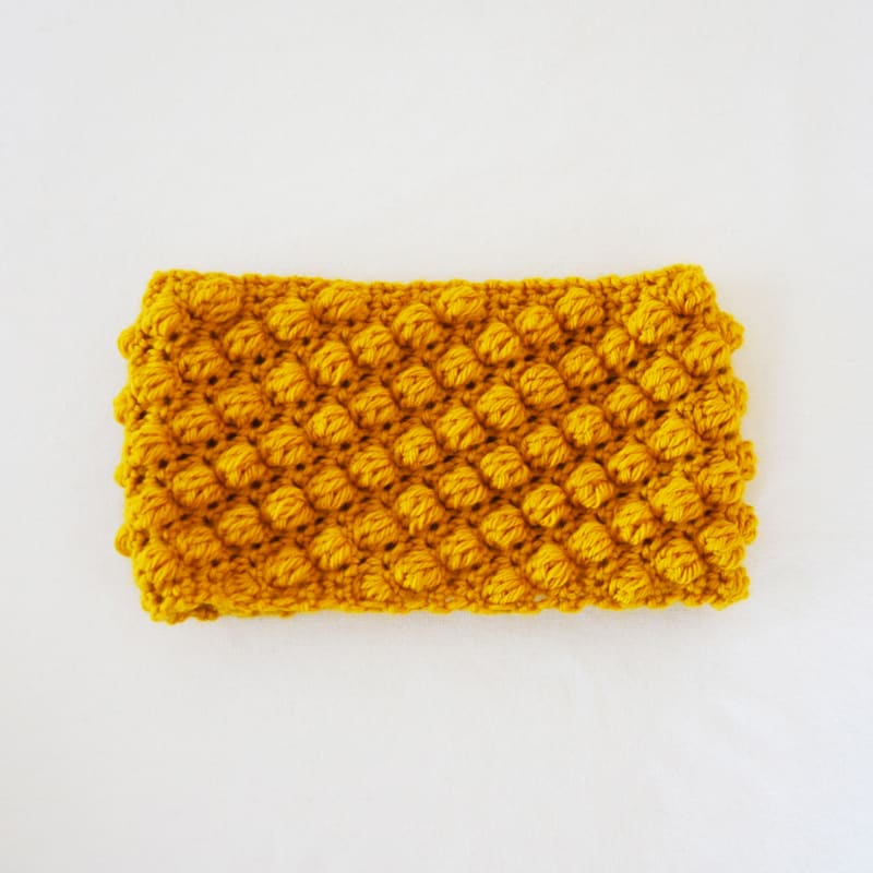 bobble headband crochet pattern