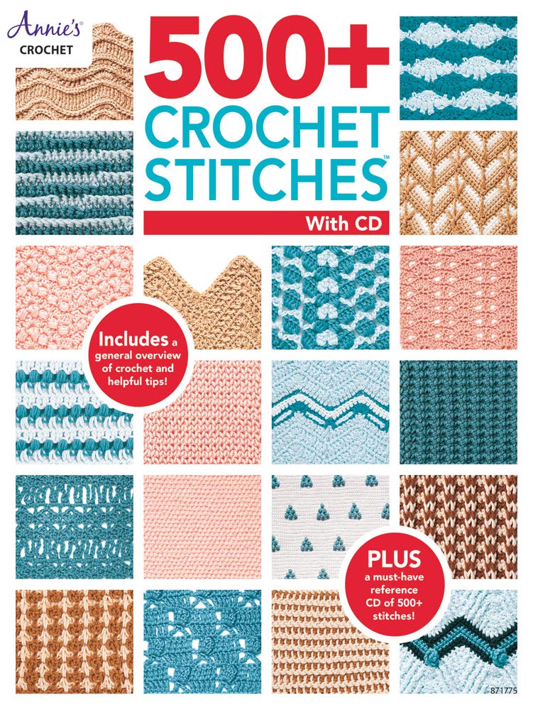500 crochet stitches with cd