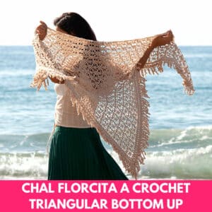 chal triangular a crochet