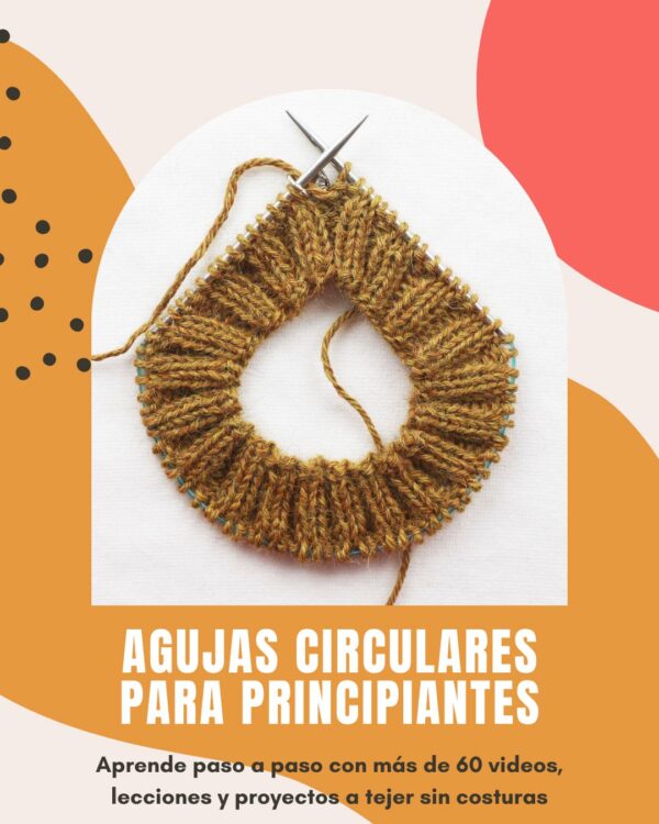 curso online tejer con agujas circulares