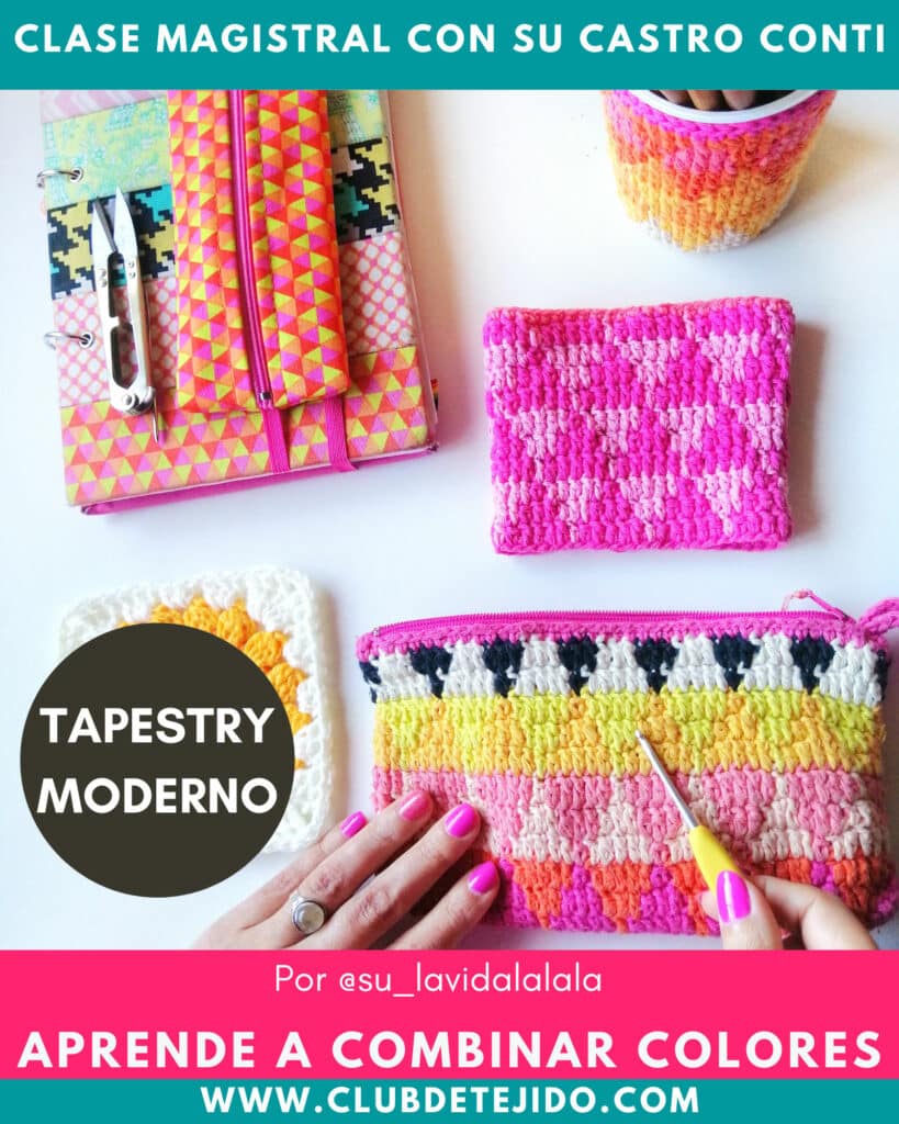tapestry crochet moderno colorwork