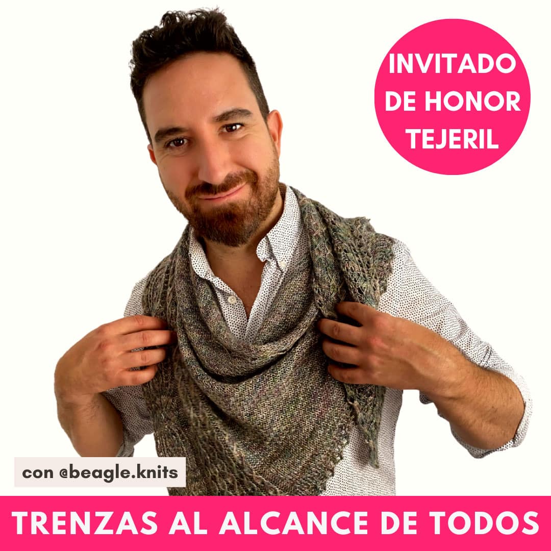 trenzas en punto dos agujas