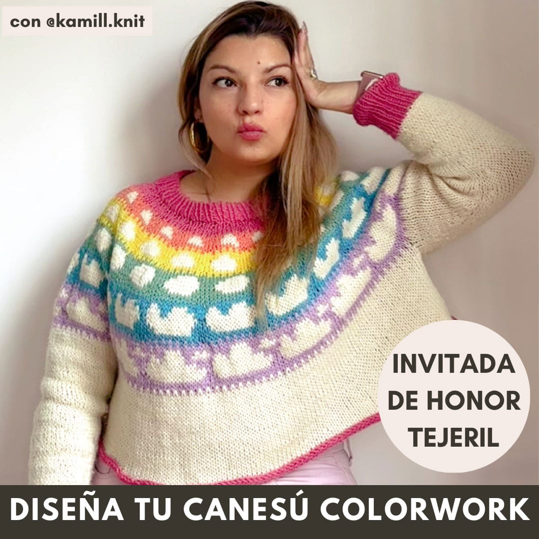 diseña canesú circular colorwork jacquard