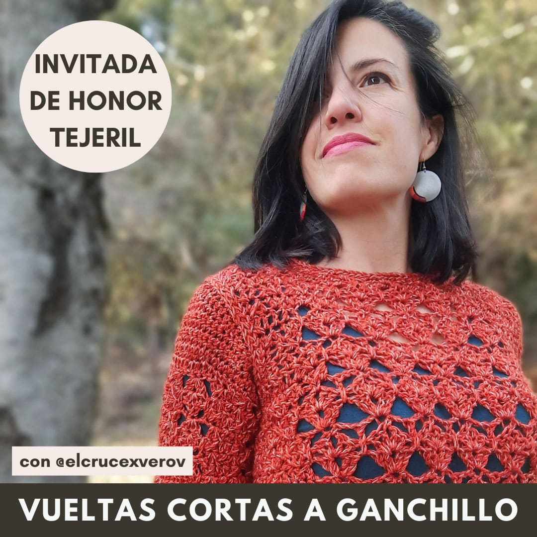 vueltas cortas crochet ganchillo