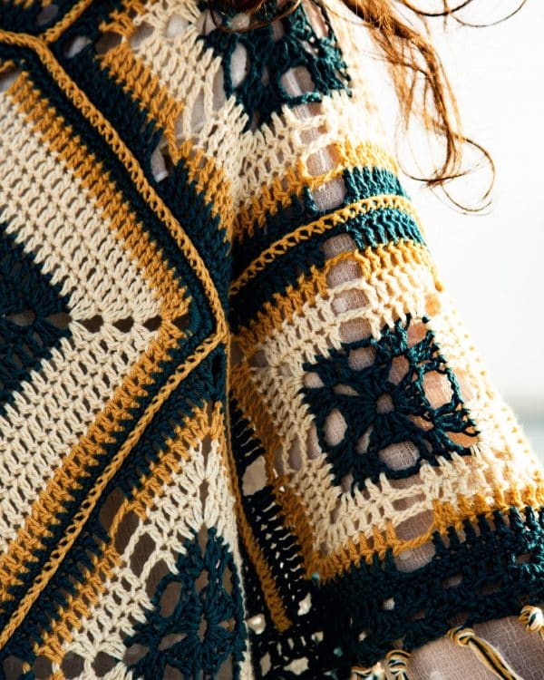 Patrón Chal Maracatú diseño en ganchillo - Mistery CAL 2024 // Maracatú Shawl Crochet Pattern Design - Imagen 7