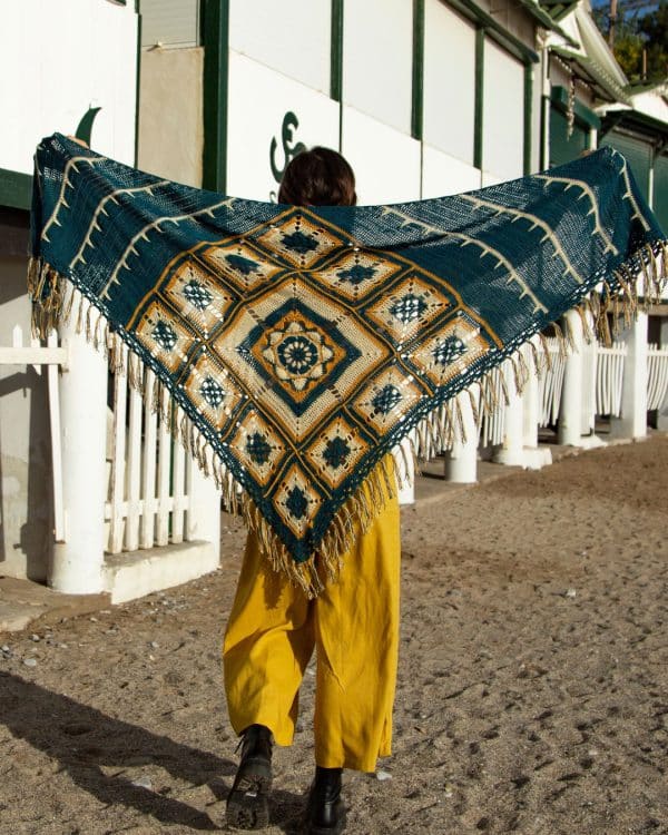 Patrón Chal Maracatú diseño en ganchillo - Mistery CAL 2024 // Maracatú Shawl Crochet Pattern Design - Imagen 2