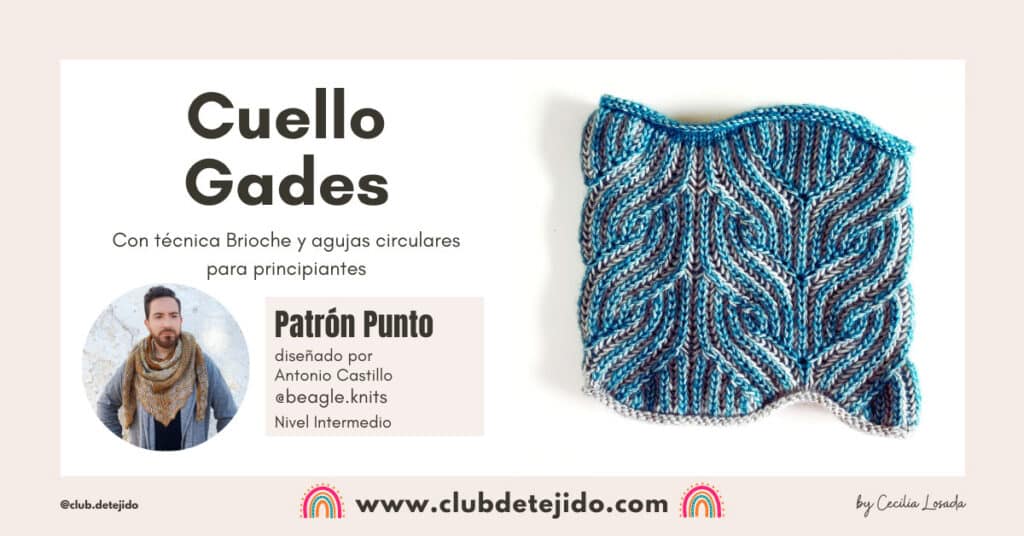 cuello brioche principiantes