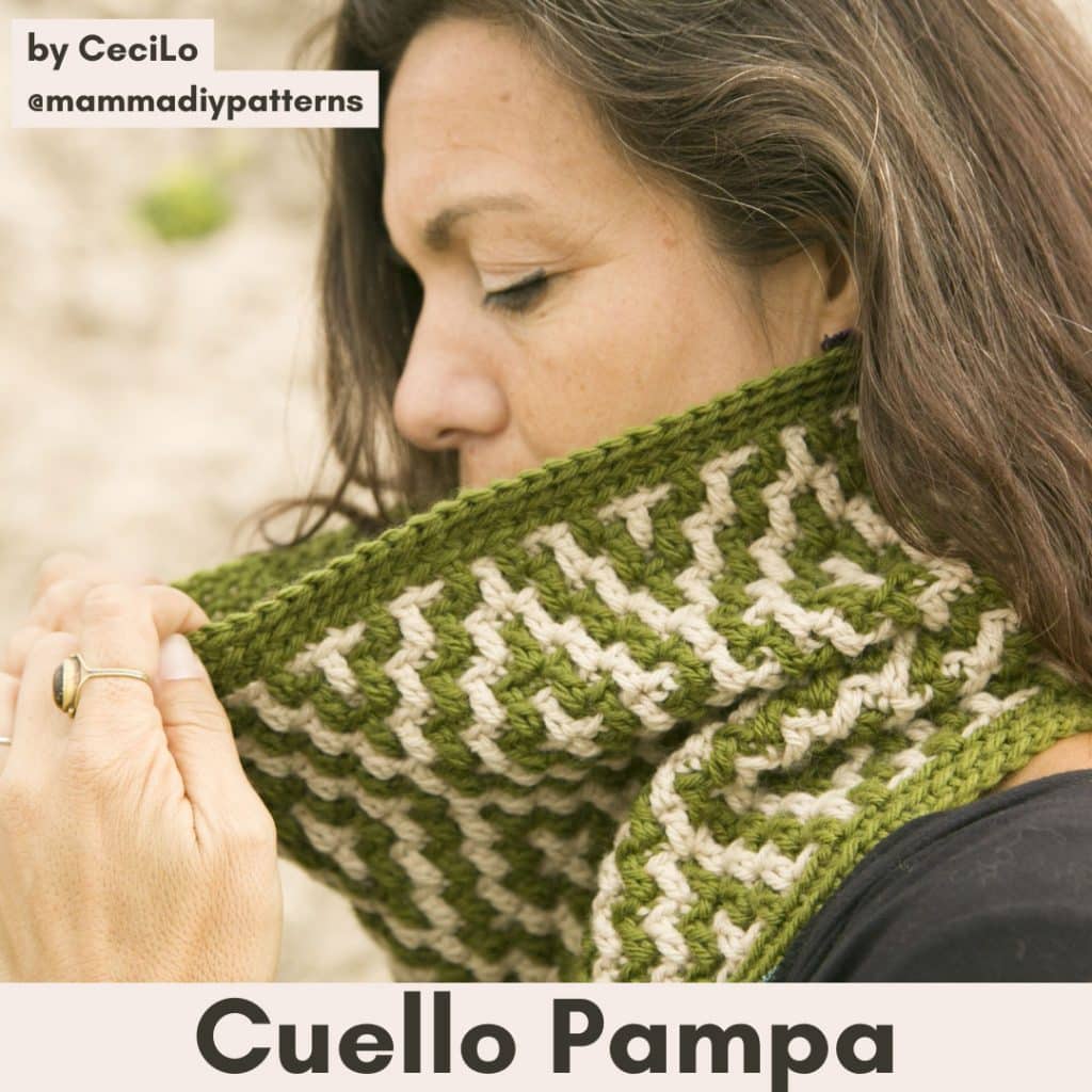 cuello pampa mosaic crochet