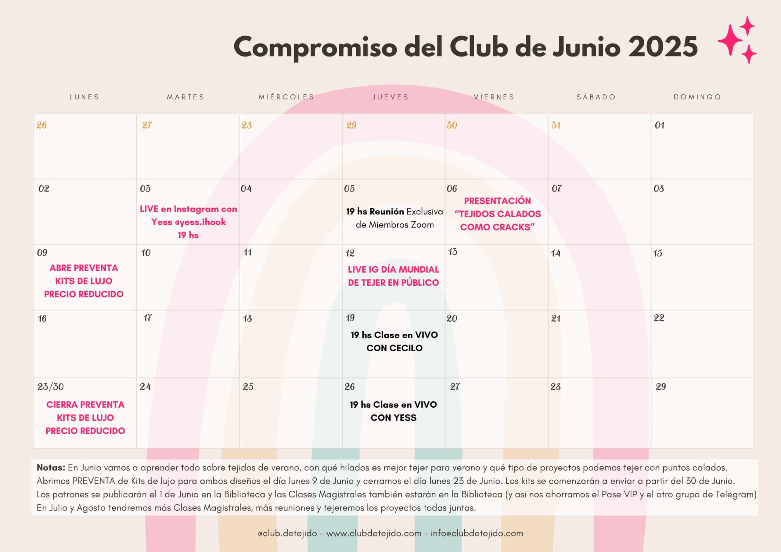 club de tejido junio 2025