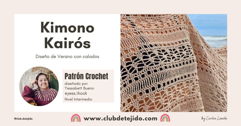 kimono kairos crochet ganchillo verano
