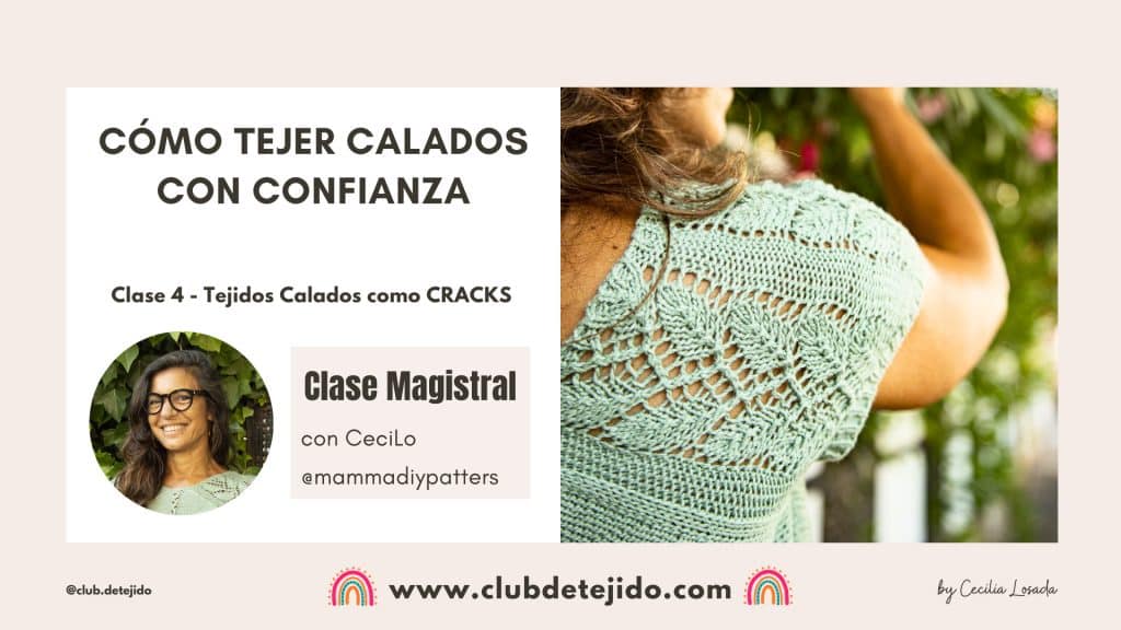 tejidos calados tejiendo clase