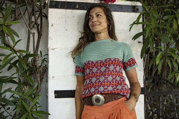 Patrón Crochet Chakana Top Mosaic Crochet // Crochet Pattern Chakana Top - Imagen 3