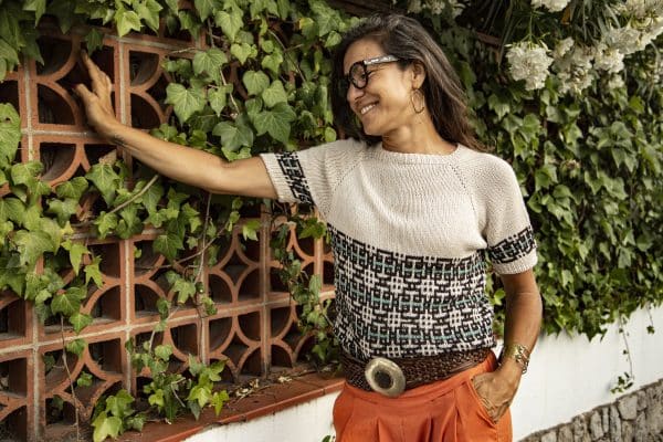Patrón Tricot Chakana Top con Mosaic Knitting // Knitting Pattern Chakana Top with Mosaic Knitting - Imagen 3