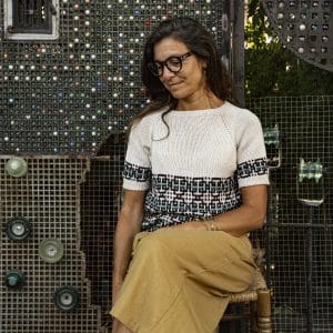 Patrón Tricot Chakana Top con Mosaic Knitting // Knitting Pattern Chakana Top with Mosaic Knitting