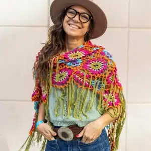 Patrón Chal Corazón Delator a crochet - Mistery CAL 2025 por Cecilia Losada