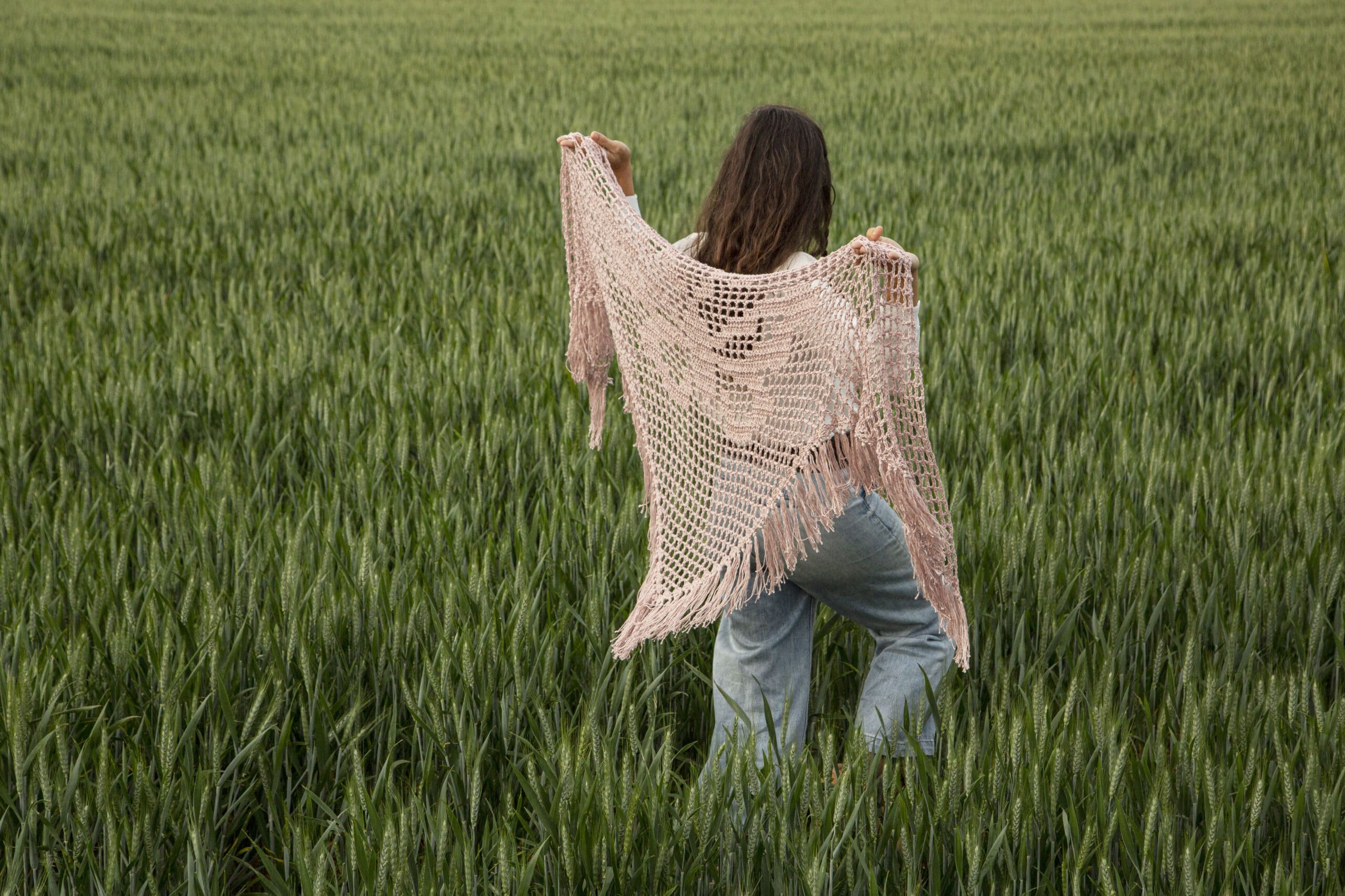 Patrón Chal Fly Baby Fly diseño en ganchillo - Imagen 3