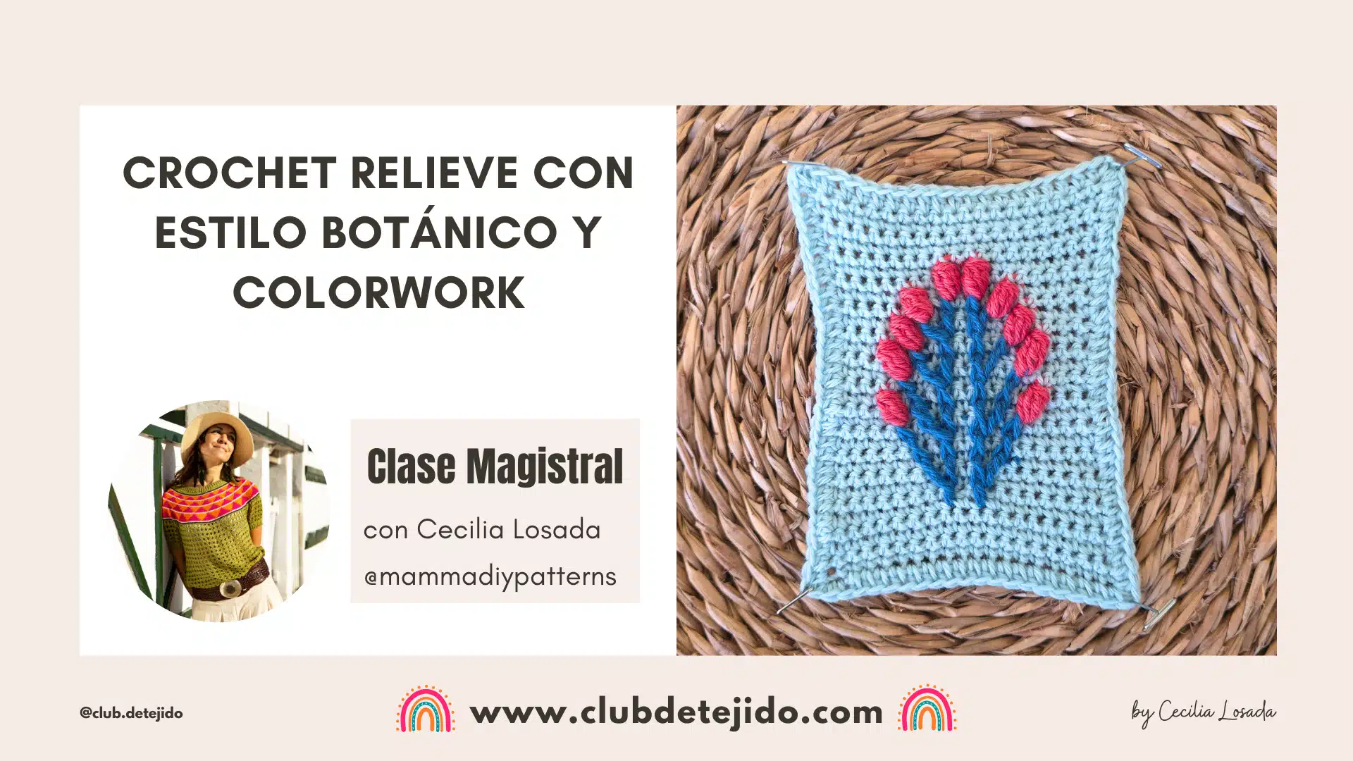 crochet relieve ganchillo texturas