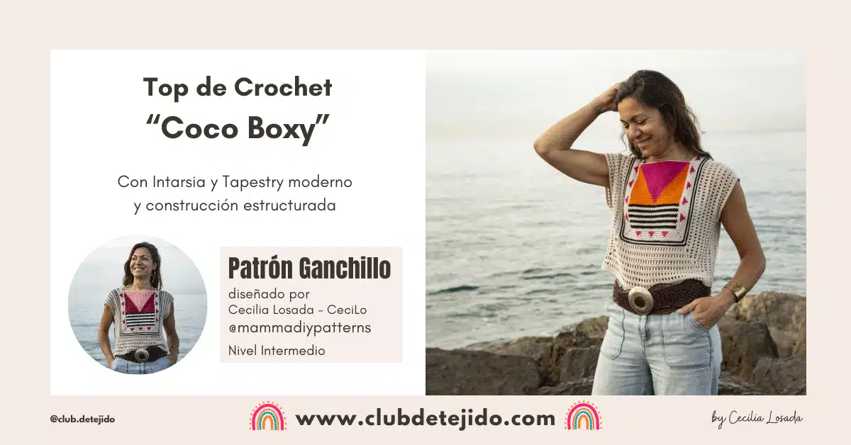 top crochet ganchillo tapestry