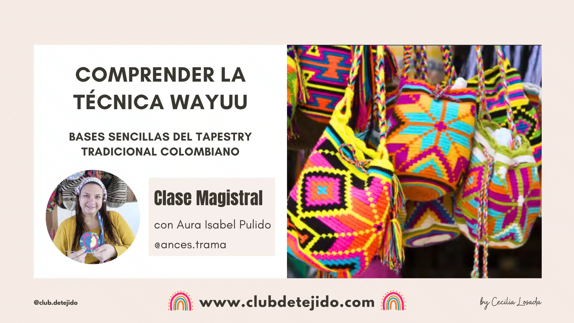 mochila wayúu tapestry crochet