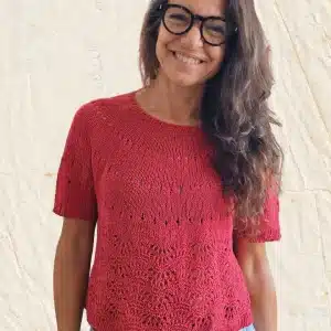 Patrón de punto descargable Lovely Top