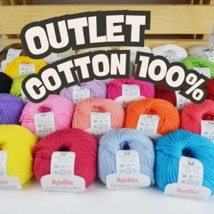 OUTLET Cotton 100% de Katia por lotes de ovillos