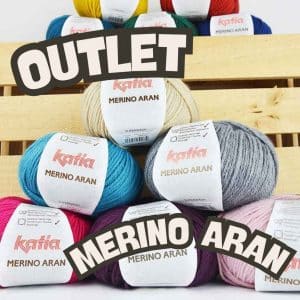 OUTLET Merino Aran de Katia por lotes de ovillos