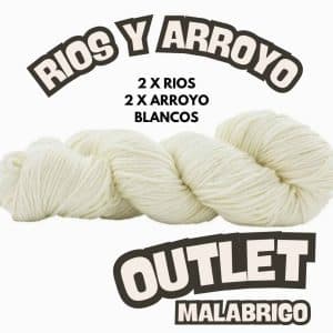OUTLET Rios y Arroyo de Malabrigo 100% Merino Superwash - por lotes de ovillos