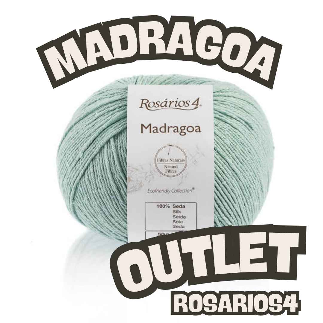 OUTLET Madragoa de Rosarios4 – 100% seda - Ecofriendly Collection - por Lotes de ovillos