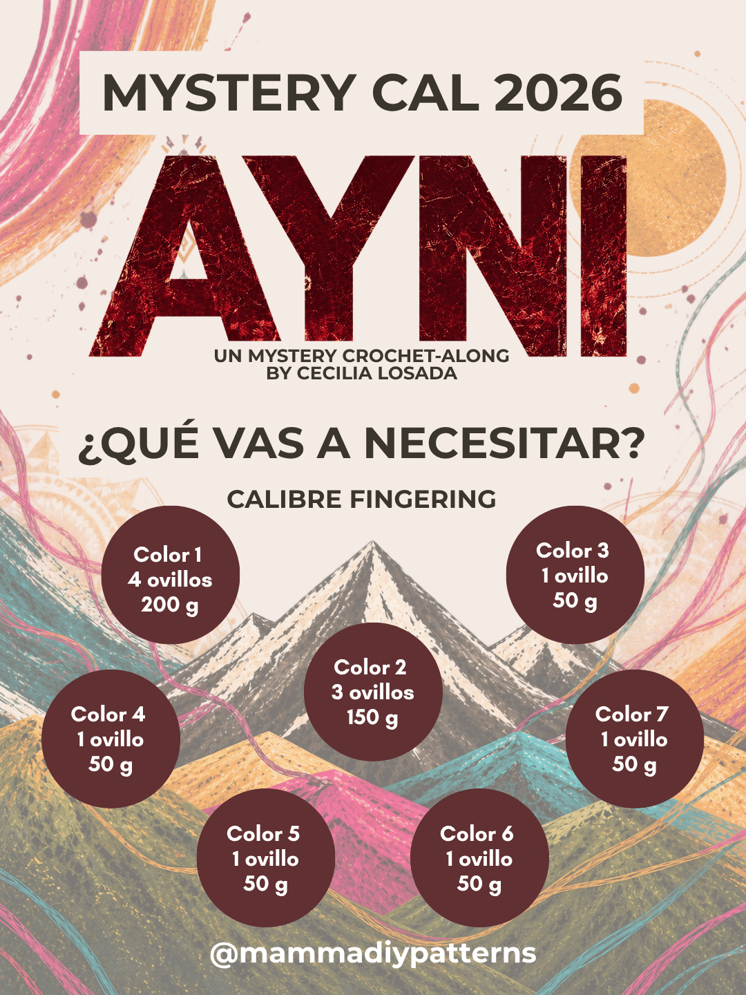 Kit Mystery CAL 2026 Ayni