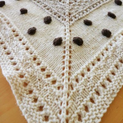 knitting pattern seed woman shawl