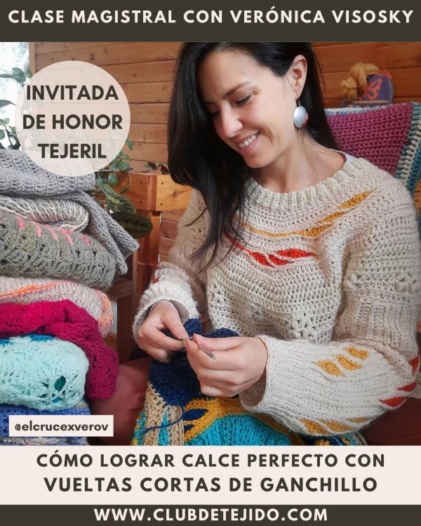 vueltas cortas ganchillo crochet