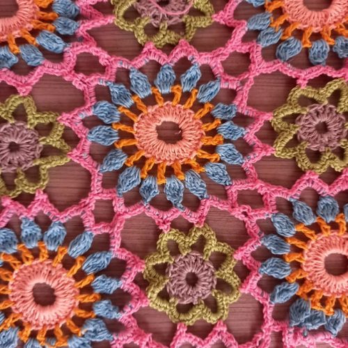patron chal cochet mandalas
