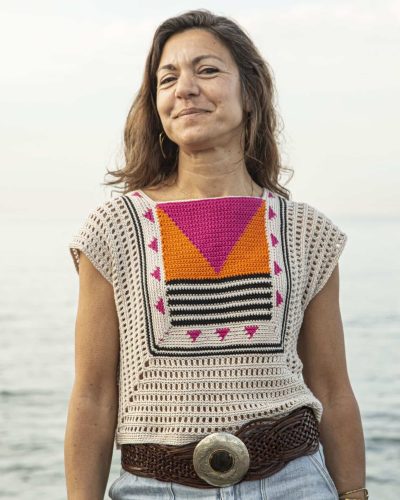 coco boxy top intarsia tapestry crochet patron