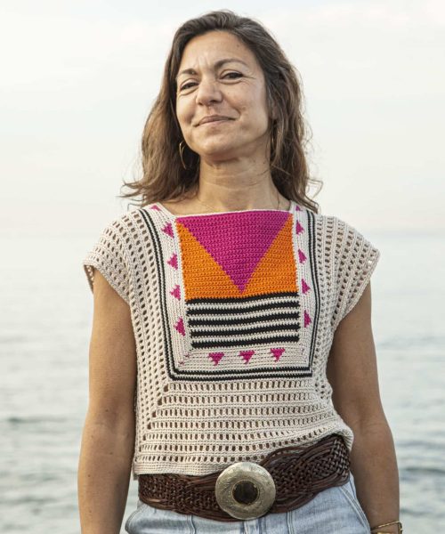 coco boxy top intarsia tapestry crochet patron