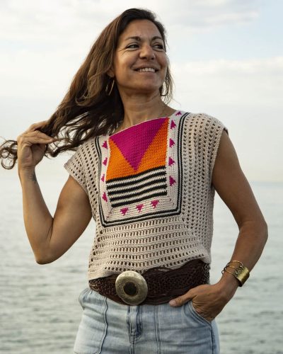coco boxy top intarsia tapestry crochet patron