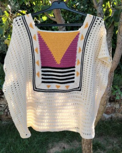 coco boxy top patron crochet ganchillo por cecilia losada club de tejido 12