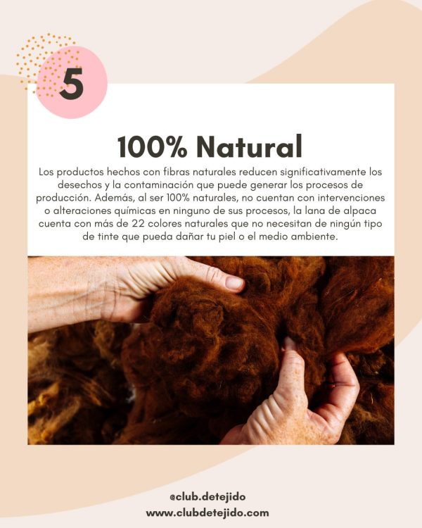lana natural de alpaca