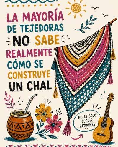 masterclass construccion de chales en crochet y punto por cecilia losada mammadiypatterns