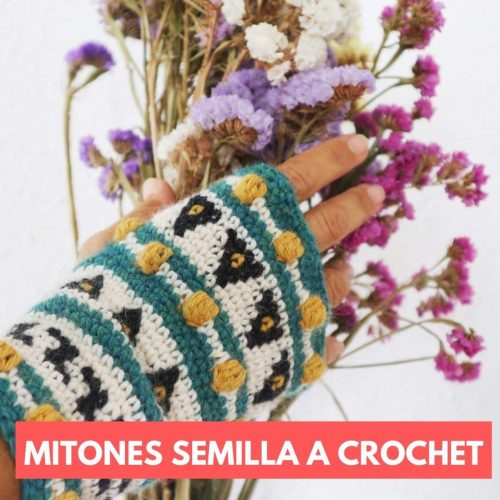 mitones a crochet