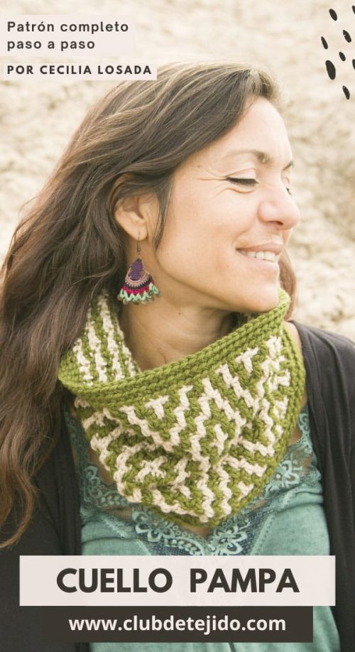 cuello pampa mosaic crochet