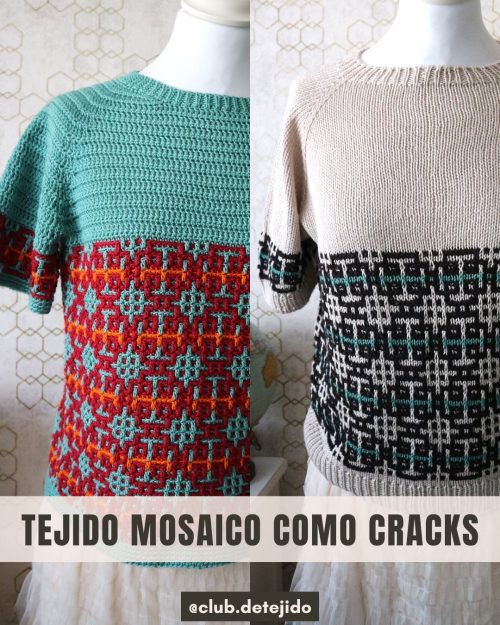 mosaic knitting crochet tejido mosaico