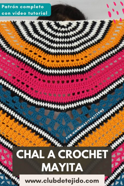 chal mayita triangular a crochet